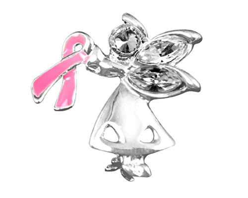 The Best Pink Ribbon Angel Pins For Breast Cancer Awareness