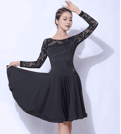 Ladies Latin Dance Fashion Dress Fall