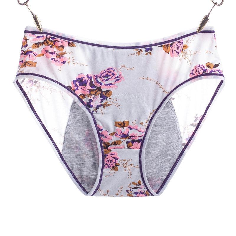 Printed Cute Girly Underwear Front And Back Leakproof