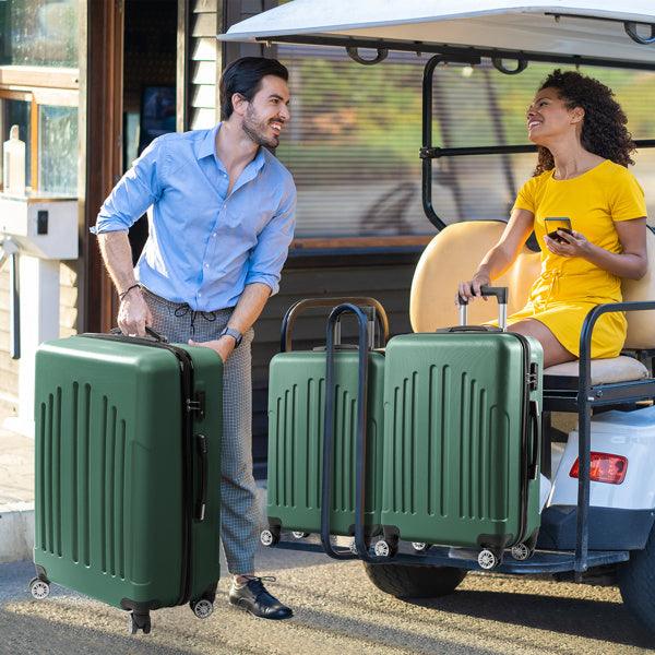 Vertical Stripe Four In One Suitcase