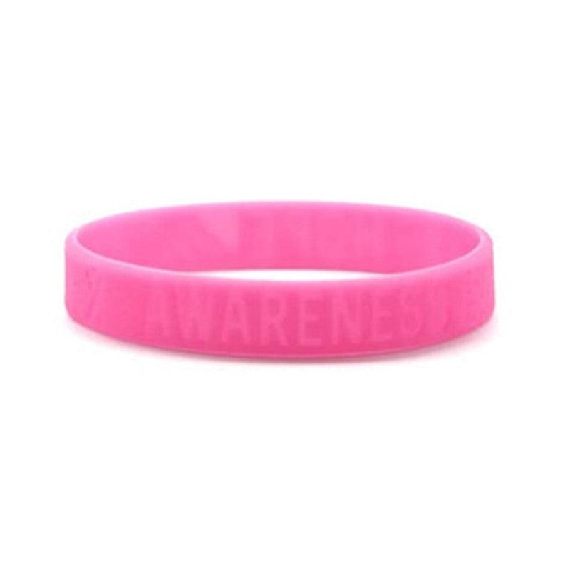 Breast Cancer Awareness Breast Silicone Wrist Band