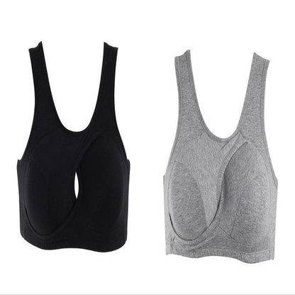 Women's Wireless Thin Gathered Vest Sports Breathable Beauty Back