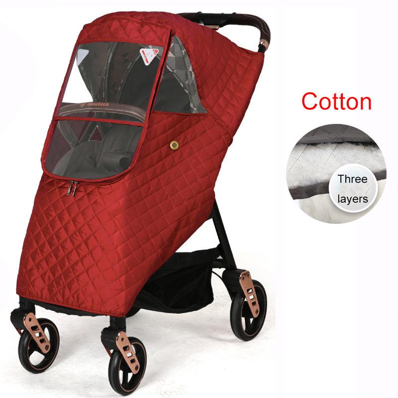 Stroller rain cover baby carriage wind cover umbrella car