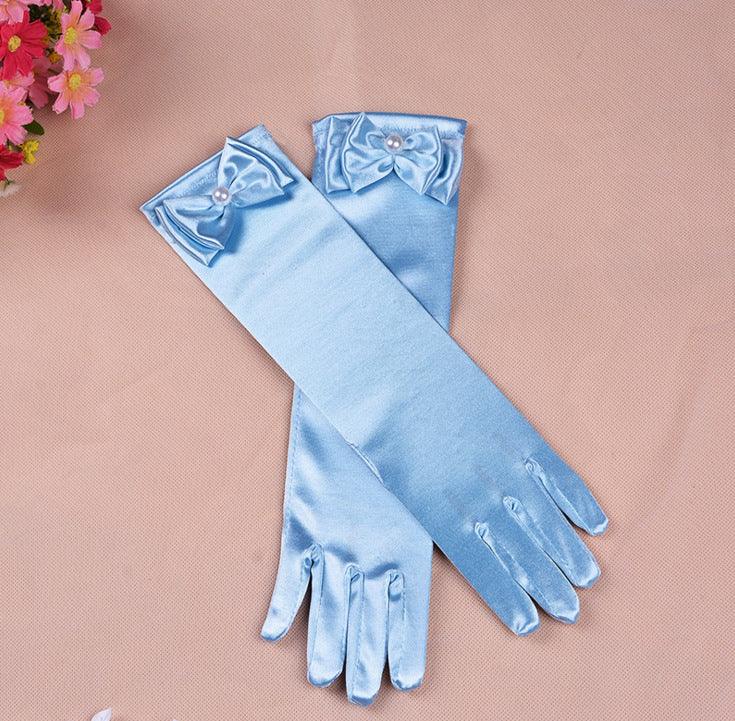 Mid Length Girls Wedding Gloves Accessories