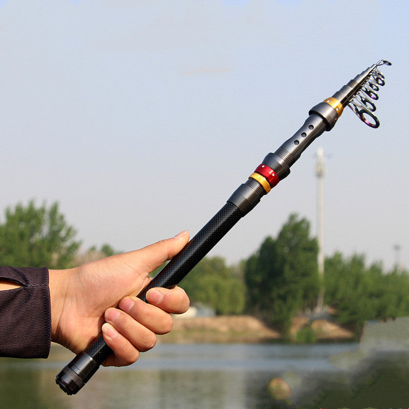 Carbon fishing rod short section mini sea rod