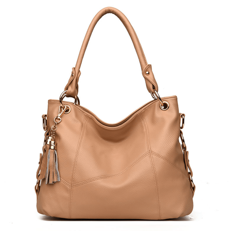 PU Leather Tassel Soft Leather Shoulder Bag