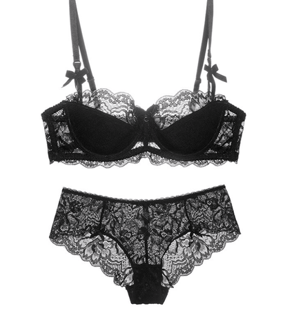 Lace Thin Cotton Underwear Women Set