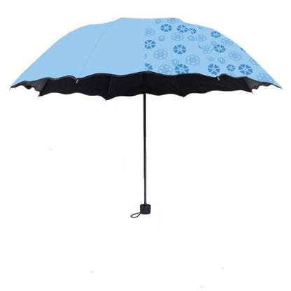 Rain Umbrella Female Folding Dual-Purpose Sun Umbrella