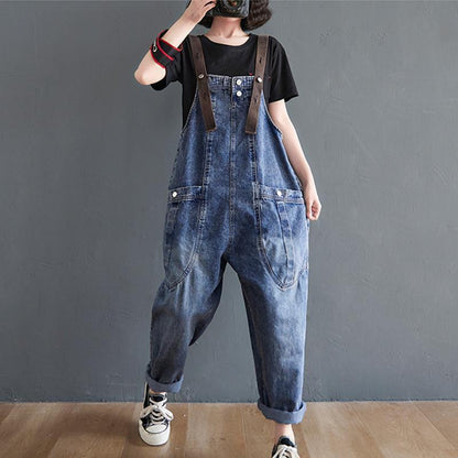 Women's Loose Overalls And Slim Student's Overalls