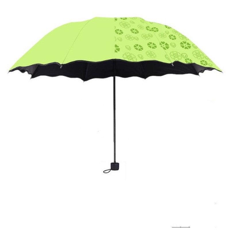 Rain Umbrella Female Folding Dual-Purpose Sun Umbrella