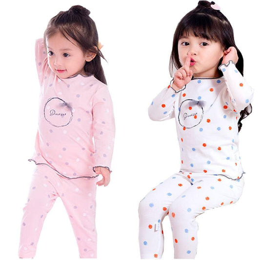 Children's Autumn Clothes Long Pants Suit Pure Cotton