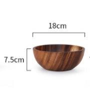 Acacia wooden bowl wooden tableware