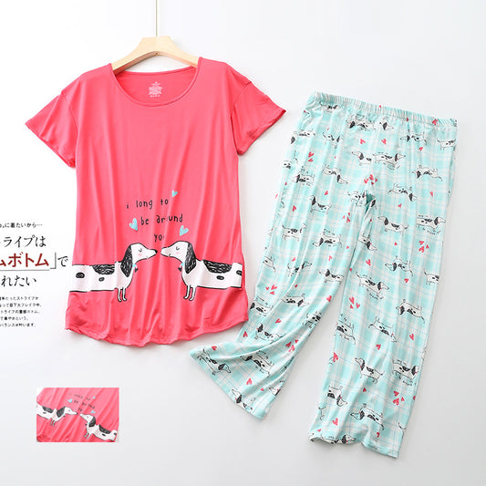 Dachshund Printed Pajamas