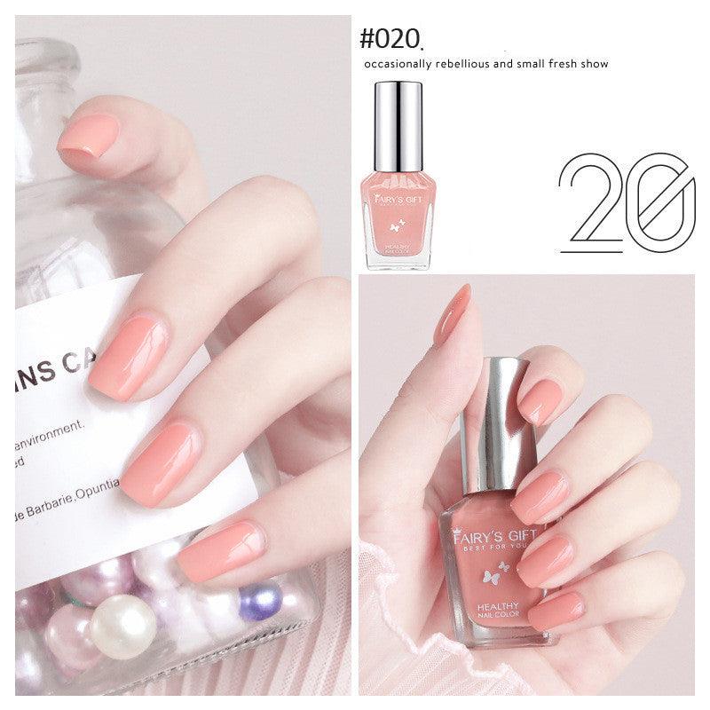 Nail Polish Tear-Free Baking-Free Water-Based Nail Polish New Summer Nail Polish Transparent Gloss Nail Polish