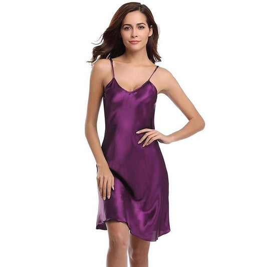 Night Dress Women Nighties Sleeveless Sleepwear