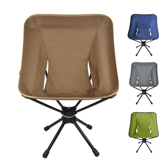 Outdoor Folding Chair 360 Degree Rotatable Leisure Chair