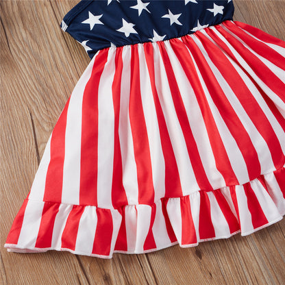 New Independence Day Sling Dress 4th Of July