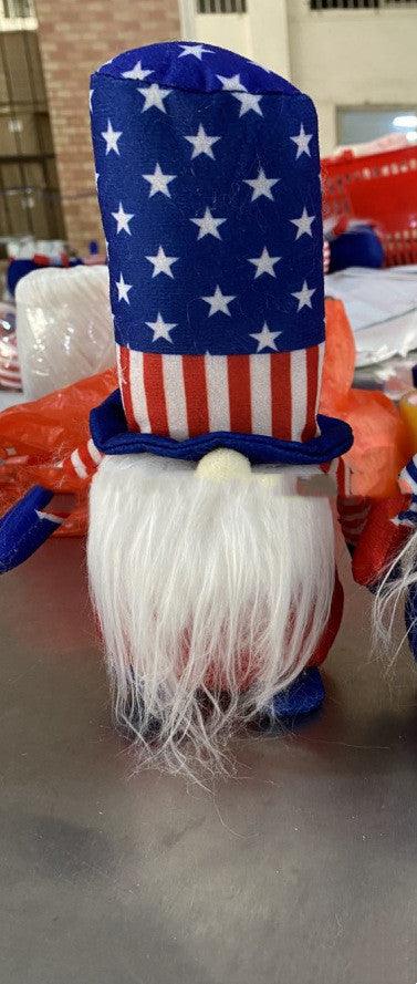 Patriotic Gnomes Veterans Day Decoration Uncle Sam Gifts Stars And Stripes Nessus Jewelry