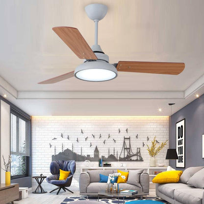 Nordic Ceiling Fan Lights Children's Quiet Chandelier Dining Room