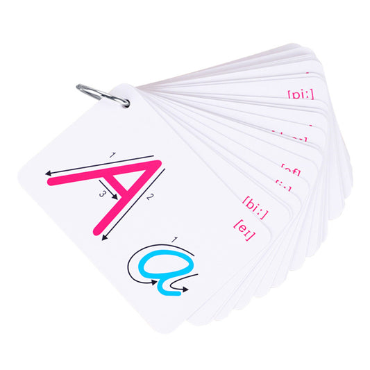 Alphabet learning cards