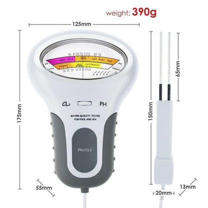 Swimming pool water quality tester