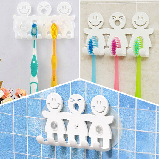 Funny toothbrush holder. Cute smile toothbrush holder