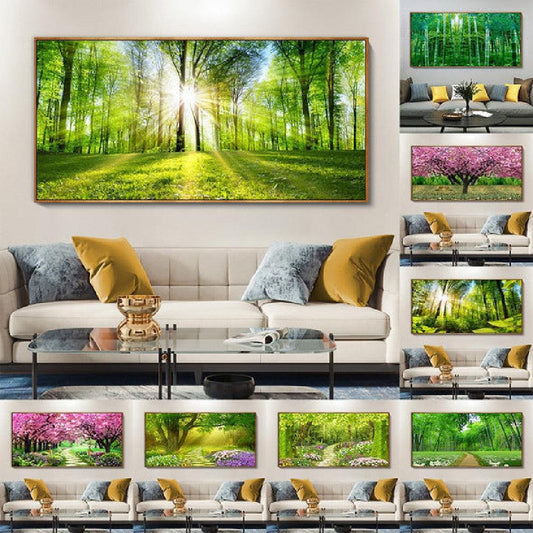 Natural Forest Wall Art Pictures Canvas Painting