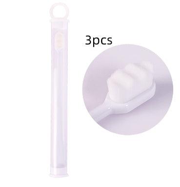 Ultra-fine Toothbrush Super Soft Bristle Deep Cleaning Brush Portable For Oral Care Tools Teeth Care Oral Cleaning Travel