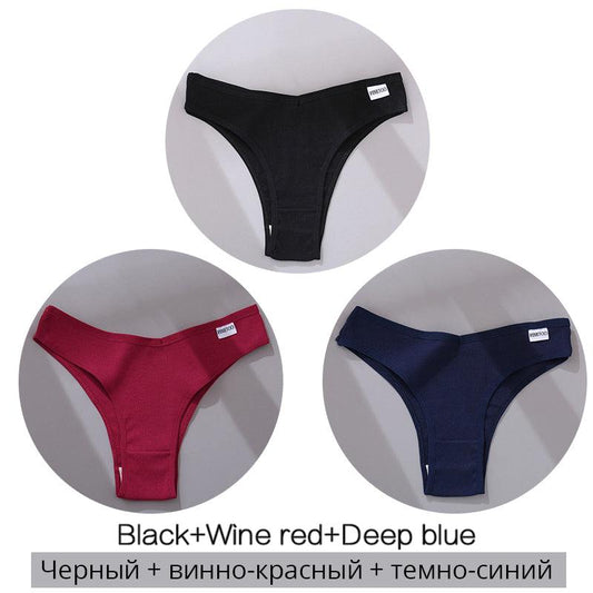 Women Cotton Underwear Women Thong Sexy Underwear