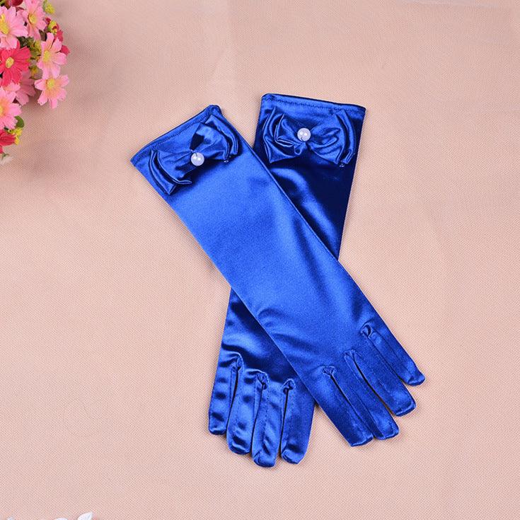 Mid Length Girls Wedding Gloves Accessories