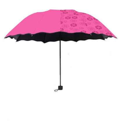 Rain Umbrella Female Folding Dual-Purpose Sun Umbrella