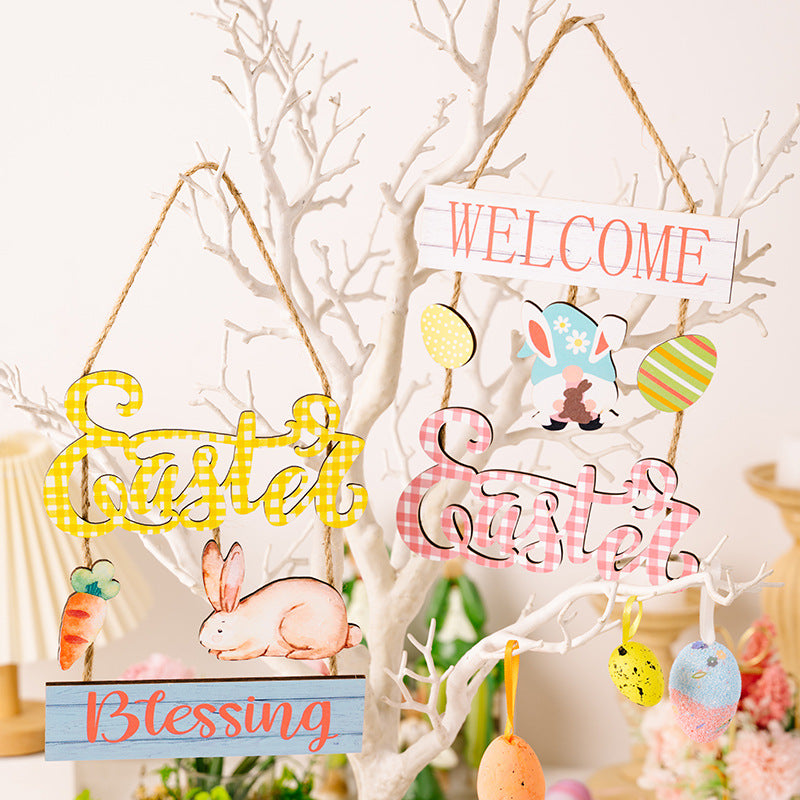 Easter Wooden Hanging Widget