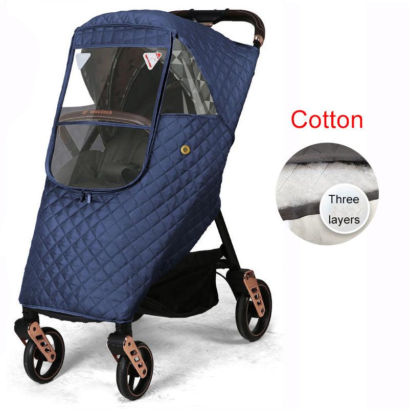 Stroller rain cover baby carriage wind cover umbrella car