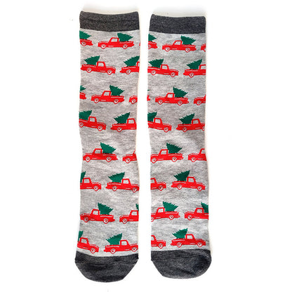 New Christmas Men Socks 2023 New Year Funny Christmas Tree