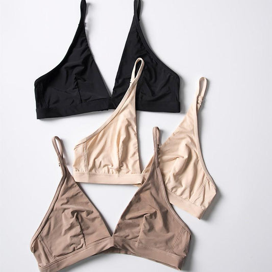 Sexy Small Bra Without Pads And Anti-glare European And American French Back Bra