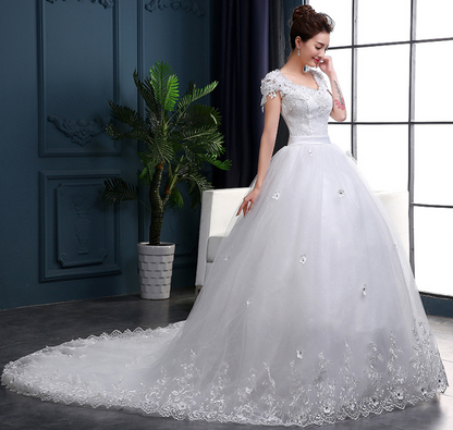 2021 new wedding dress long tail wedding dress bride dress wedding dress