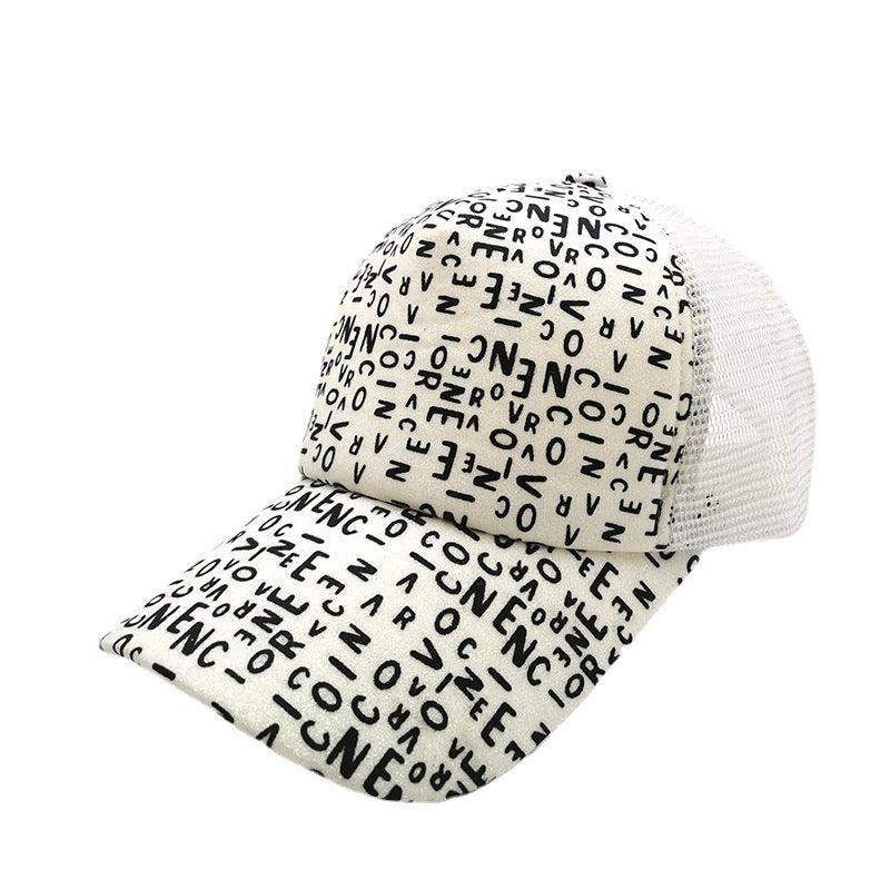 Women's All-match Sequin Shade Fashion Casual Baseball Hat