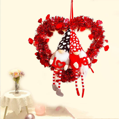 Valentine's Day Ornament Gift Faceless Doll Garland Valentine's Day Atmosphere Garland