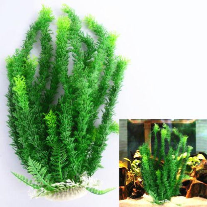 Aquarium fish tank ornament simulation plant