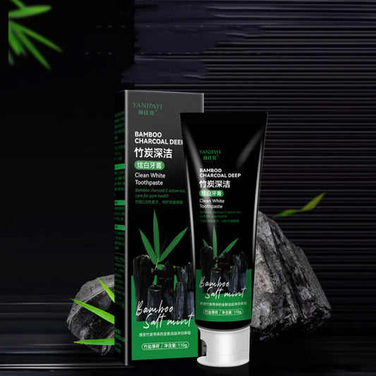 Bamboo Charcoal Toothpaste Activated Carbon Bright White Toothpaste Removing Smoke Spot Tooth Stains Oral Odor Bright Tooth