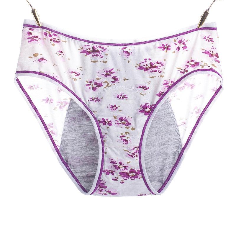 Printed Cute Girly Underwear Front And Back Leakproof