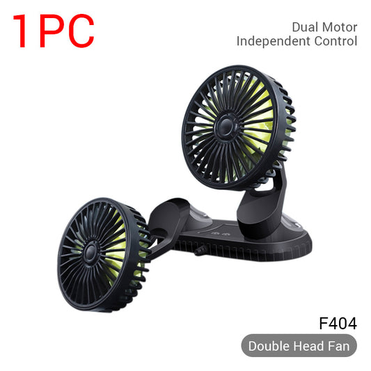 12V-24V USB Car Fan For Dashboard Air Circulation Fans ABS Three Speeds Summer Cooling Fan