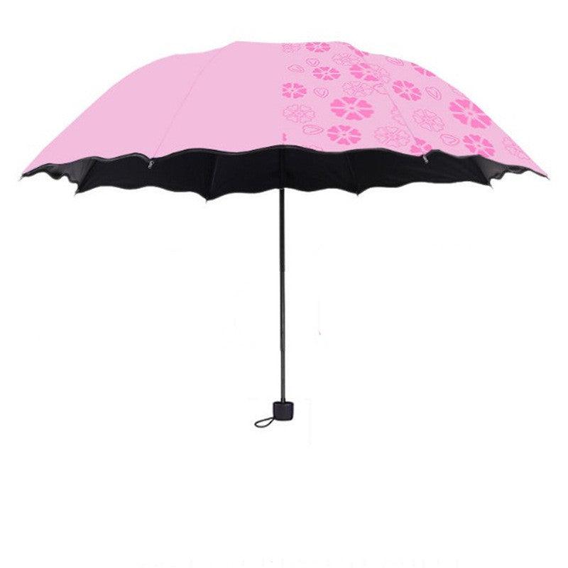 Rain Umbrella Female Folding Dual-Purpose Sun Umbrella