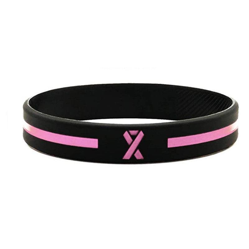 Breast Cancer Awareness Breast Silicone Wrist Band