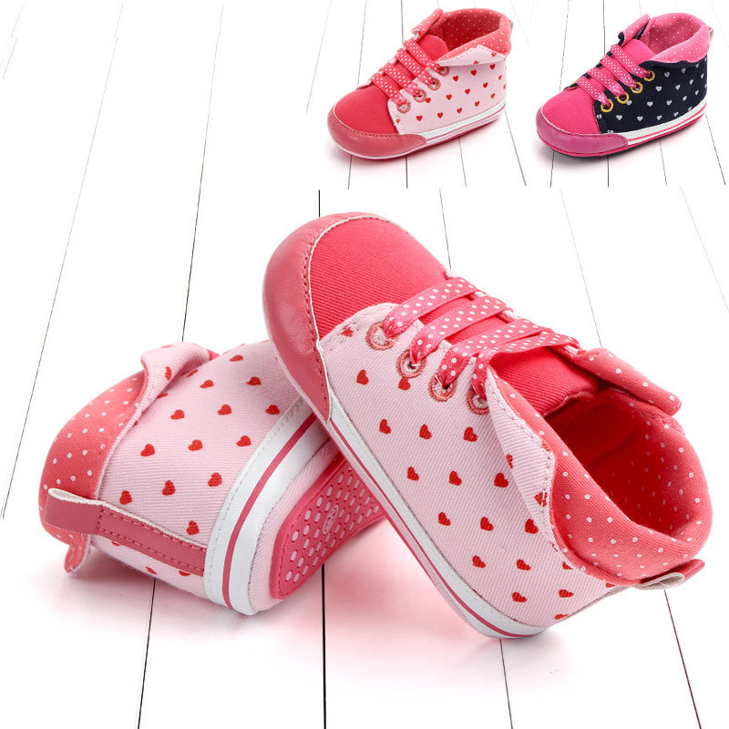 Baby high-top toddler shoes