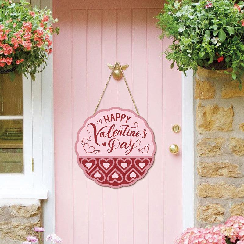 Valentine's Day Round Door Hanging