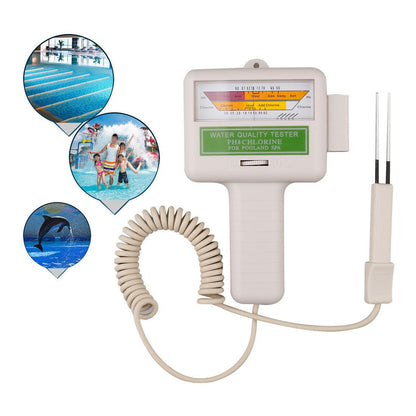 Swimming pool water quality tester