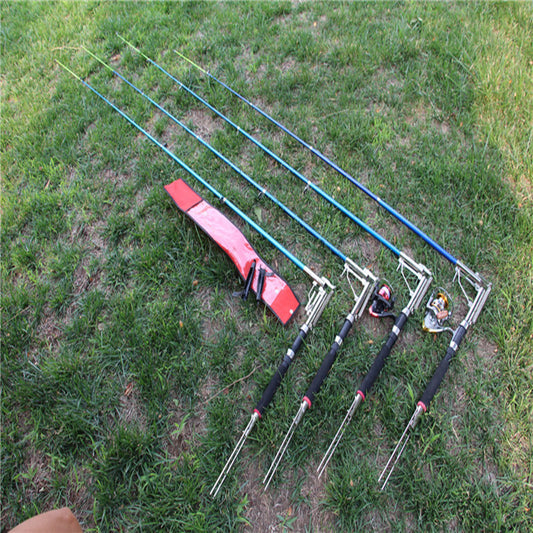 Automatic fishing rod fishing rod pole spring rod fishing rod support package supplies a full set of special offer