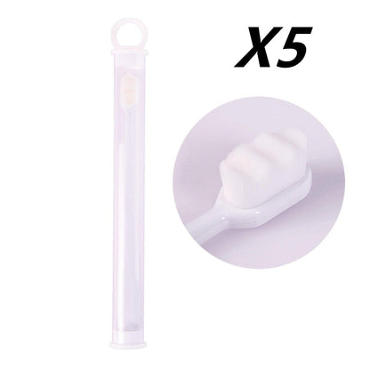 Ultra-fine Toothbrush Super Soft Bristle Deep Cleaning Brush Portable For Oral Care Tools Teeth Care Oral Cleaning Travel