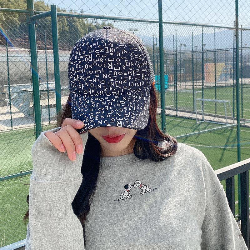 Women's All-match Sequin Shade Fashion Casual Baseball Hat